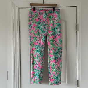 Lilly Pulitzer Prosecco Pink Hanging Around Pant